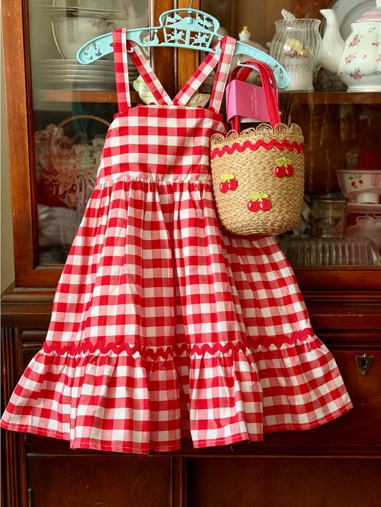 Isaac Mizrahi Other - Girls Red and White Gingham Dress